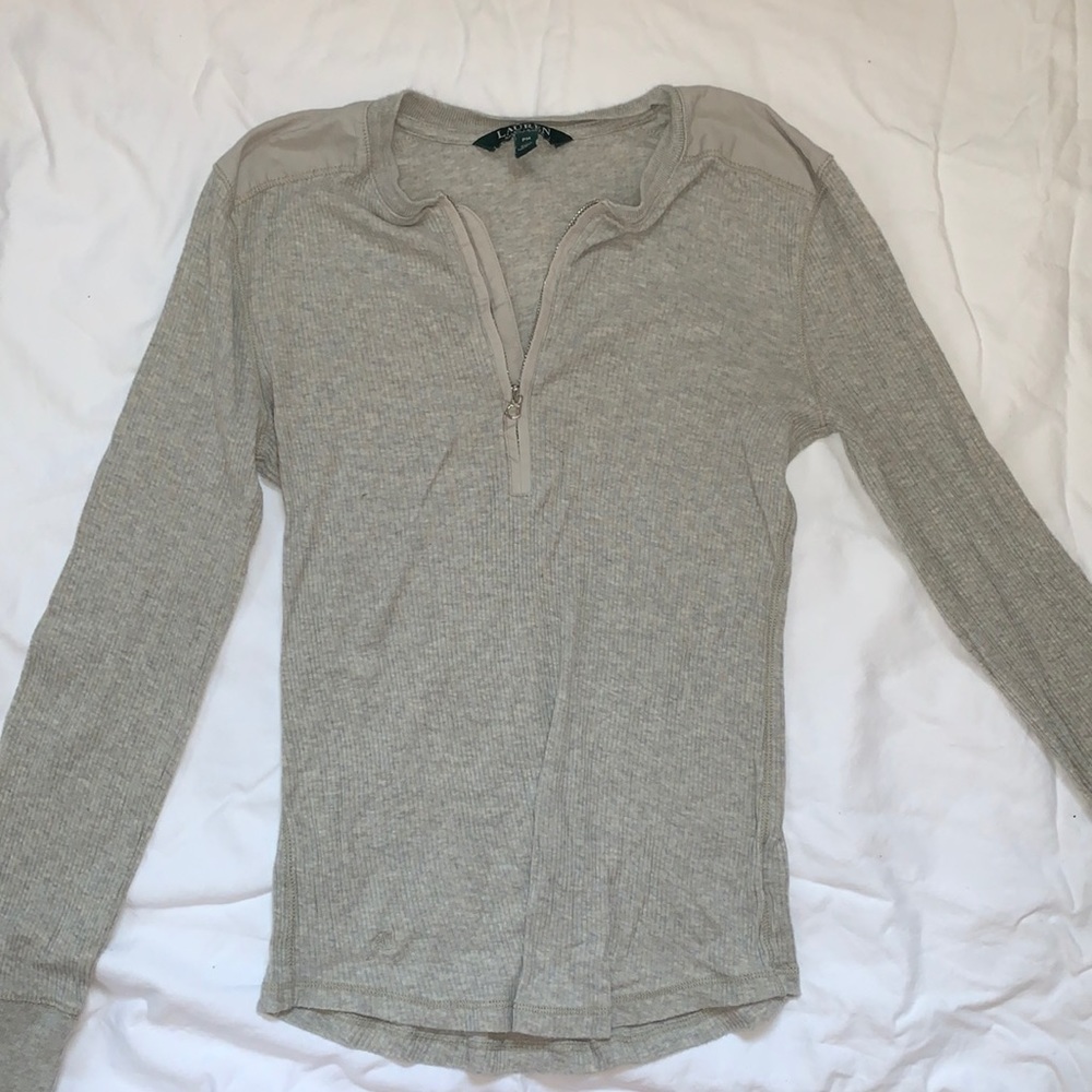 ralph lauren long sleeve with zipper